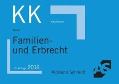 Familien- und Erbrecht / Alpmann-Cards, Karteikarten (KK)