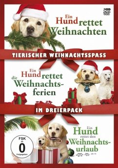 Tierischer Weihnachtsspaß - Ein Hund rettet Weihnachten / Ein Hund rettet die Weihnachtsferien / Ein Hund rettet den Weihnachtsurlaub DVD-Box