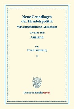 Cover Neue Grundlagen der Handelspolitik.