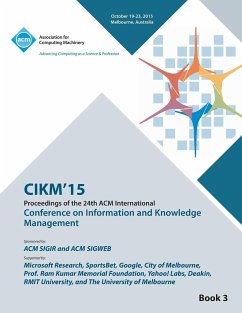 CIKM 15 Conference on Information and Knowledge Management Vol3 - Cikm 15 Conference Committee