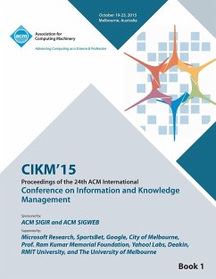 CIKM 15 Conference on Information and Knowledge Management Vol1 - Cikm 15 Conference Committee