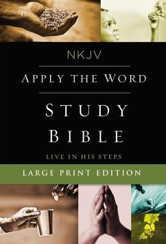 NKJV, Apply the Word Study Bible, Large Print, Hardcover, Red Letter Edition - Thomas Nelson