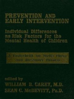 Prevention And Early Intervention - Carey, William B; McDevit, Sean C