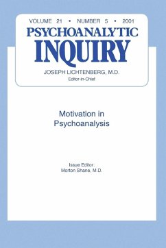 Cover Motivation and Psychoanalysis