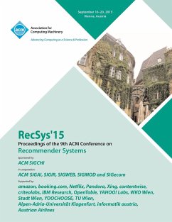 RecSys 15 9th ACM Conference on Recommender Systems - Recsys Conference Committee
