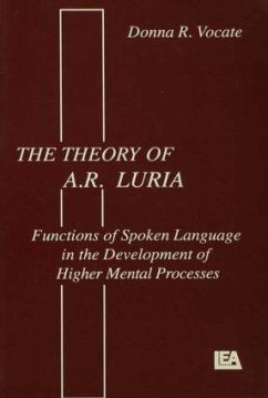 The theory of A.r. Luria - Vocate, Donna R