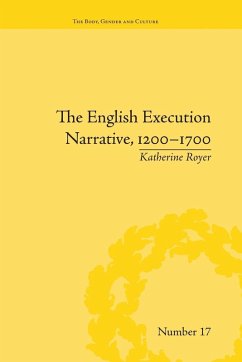 Cover The English Execution Narrative, 1200-1700