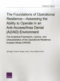 The Foundations of Operational Resilience-Assessing the Ability to Operate in an Anti-Access/Area Denial (A2/AD) Environment