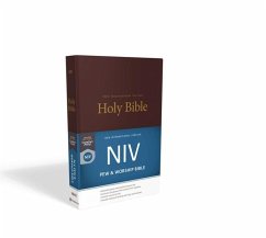 NIV, Pew and Worship Bible, Hardcover, Burgundy - Zondervan