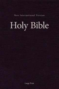 NIV, Pew and Worship Bible, Large Print, Hardcover, Black - Zondervan