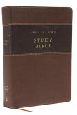 NKJV, Apply the Word Study Bible, Large Print, Imitation Leather, Brown, Red Letter Edition