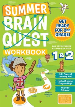 Summer Brain Quest: Between Grades 1 & 2 - Piddock, Claire; Butler, Megan; Publishing, Workman