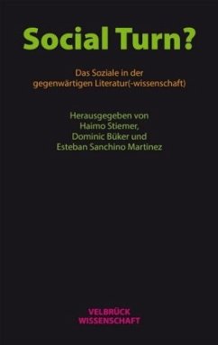 Cover Social Turn? Das Soziale in der gegenwärtigen Literatur(-wissenschaft)