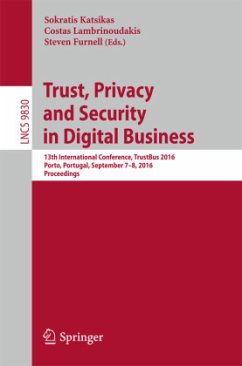 Trust, Privacy and Security in Digital Business