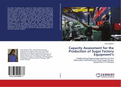 Capacity Assessment for the Production of Sugar Factory Equipment¿s - Zelalem, Israel