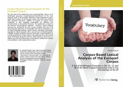Corpus-Based Lexical Analysis of the Europarl Corpus - Paulovic, Marek