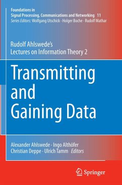 Transmitting and Gaining Data - Ahlswede, Rudolf