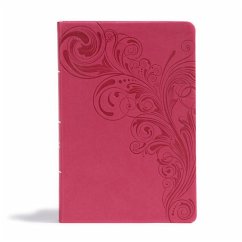 CSB Giant Print Reference Bible, Pink Leathertouch - Csb Bibles By Holman