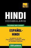 Vocabulario Español-Hindi - 7000 palabras más usadas