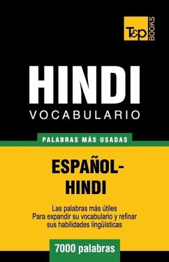 Vocabulario Español-Hindi - 7000 palabras más usadas - Taranov, Andrey