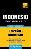 Vocabulario español-indonesio - 3000 palabras más usadas