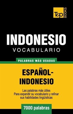 Vocabulario español-indonesio - 7000 palabras más usadas - Taranov, Andrey