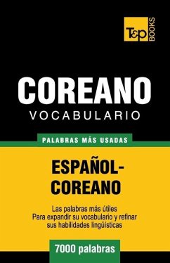 Vocabulario Español-Coreano - 7000 palabras más usadas - Taranov, Andrey