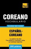 Vocabulario Español-Coreano - 3000 palabras más usadas