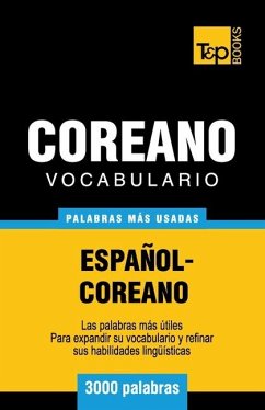 Vocabulario Español-Coreano - 3000 palabras más usadas - Taranov, Andrey
