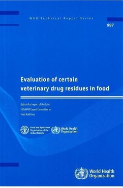 Evaluation of Certain Veterinary Drug Residues in Food - World Health Organization