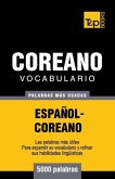 Vocabulario Español-Coreano - 5000 palabras más usadas