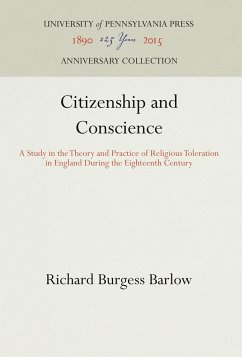 Citizenship and Conscience - Barlow, Richard Burgess