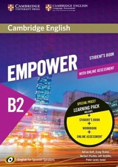 Cambridge English Empower for Spanish Speakers B2 Learning Pack (Student's Book with Online Assessment and Practice and Workbook) - Doff, Adrian; Thaine, Craig; Puchta, Herbert; Stranks, Jeff; Lewis-Jones, Peter