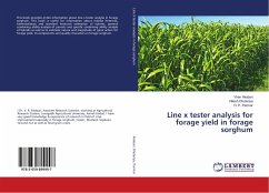 Line x tester analysis for forage yield in forage sorghum