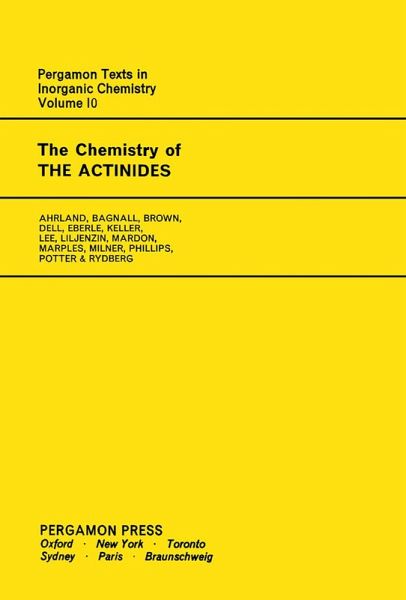 The Chemistry of the Actinides (eBook, PDF)