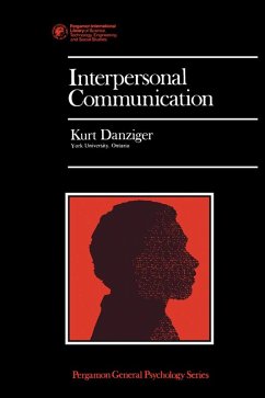 Interpersonal Communication (eBook, PDF) - Danziger, Kurt