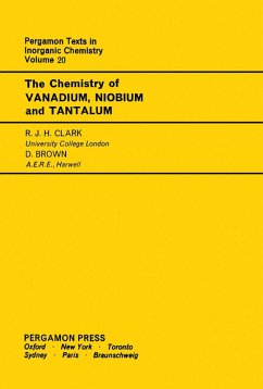 The Chemistry of Vanadium, Niobium and Tantalum (eBook, PDF) - Clark, R. J. H.; Brown, D.