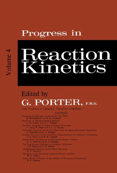 Progress in Reaction Kinetics (eBook, PDF)