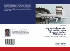 Machining Parameter Optimization using Response Surface Methodology