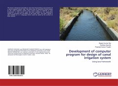 Development of computer program for design of canal irrigation system - Rai, Rajesh Kumar;Kaushik, Kartikay;Tripathi, Prashant Kumar
