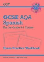 GCSE Spanish AQA Exam Practice Workbook: includes Answers & Online Audio (For exams in 2024 & 2025) - CGP Books