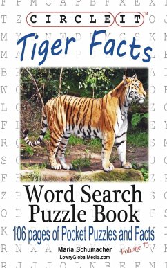 Circle It, Tiger Facts, Word Search, Puzzle Book