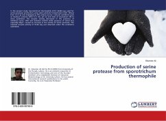 Production of serine protease from sporotrichum thermophile