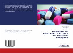 Formulation and development of diclofenac and rabeprazole microspheres