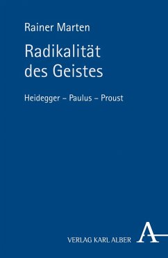 Radikalität des Geistes (eBook, PDF) - Marten, Rainer