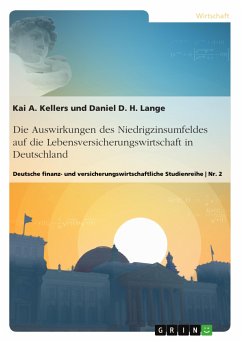 Cover Die Auswirkungen des Niedrigzinsumfeldes auf die Lebensversicherungswirtschaft in Deutschland (eBook, PDF)
