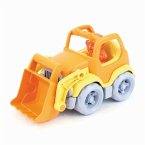 Green Toys 8601106 - Schaufelbagger mit Spielfigur, Baufahrzeug, gelb