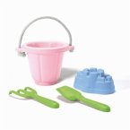 GREENTOYS - Sandspielzeug mit rosa Eimer 4 Teile