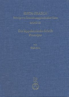 Die hippokratische Schrift Praecepta - Ecca, Giulia