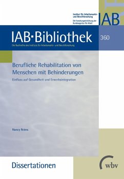 Cover Berufliche Rehabilitation von Menschen mit Behinderungen (eBook, PDF)